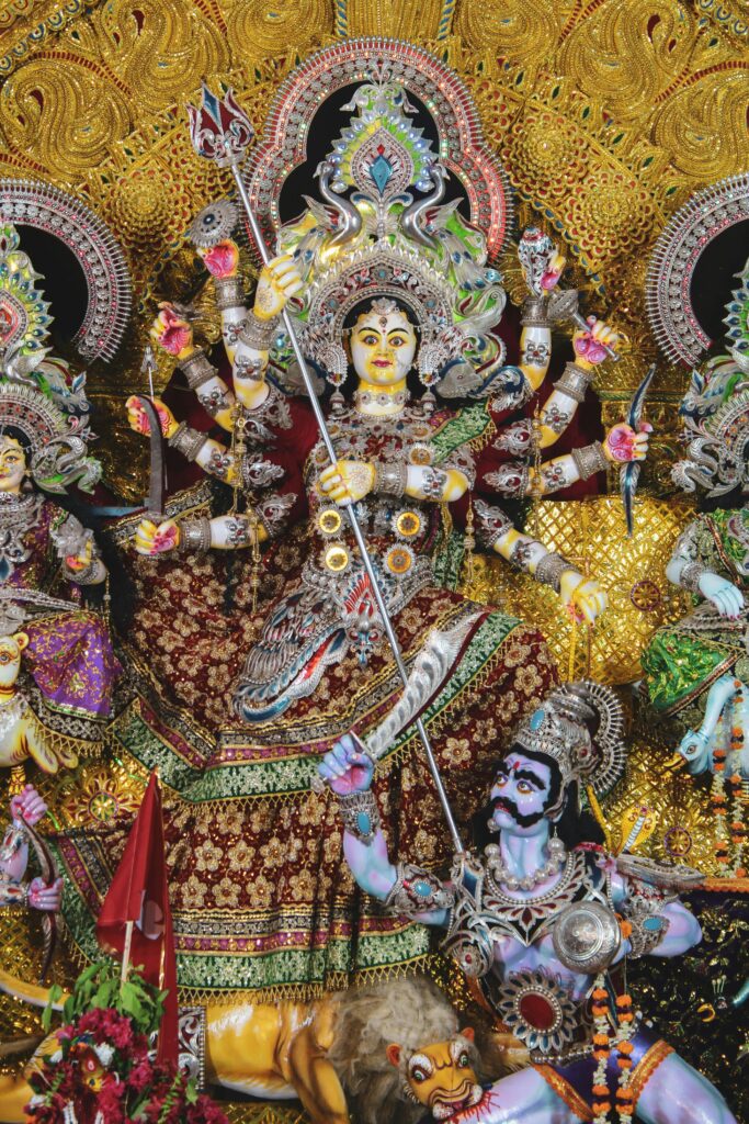 Goddess Durga and Mahishasura